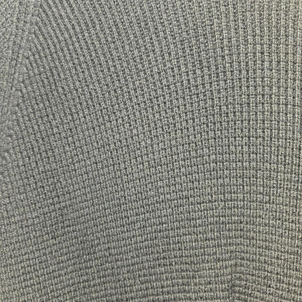 Michael Kors Waffle Weave Pullover Long Sleeve Olive Green Hoodie Sz XL